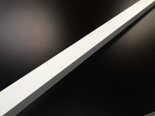 Lucca Cashmere Woodgrain - Modern Square Cornice